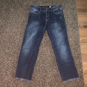 eightytwo denim jeans, size 9, details on bottom